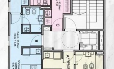 Venta Depto monoambiente divisible en Belgrano con Balcon