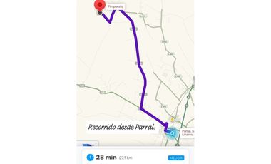 Terreno ubicado en esquina.