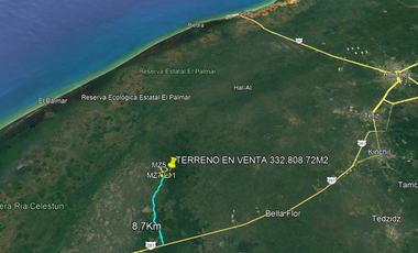 Macrolote propiedad privada cerca de Playa Celestún, Yucatán