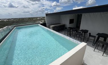 Departamento amueblado en Temozón Norte
