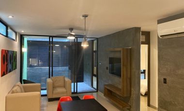 Departamento amueblado, con piscina en área social en Sodzil Norte