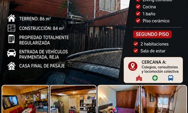 CYF PROPIEDADES VENDE CASA EN LOTA ALTO