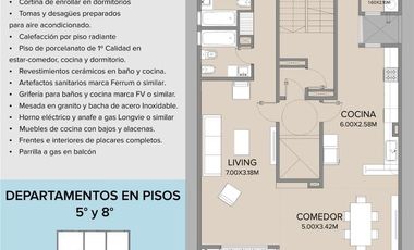 Departamento en venta en construccion 3 ambientes en  Lanús Este TERRASUR VI