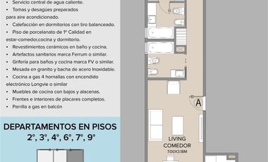 Departamento en venta en construccion 3 ambientes en  Lanús Este TERRASUR VI