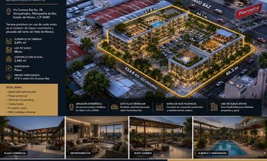 EDIFICIO EN VENTA CON USO DE SUELO MIXTO EN AV. GUSTAVO BAZ.