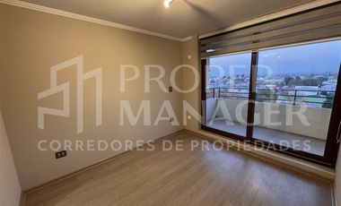 Departamento en Arriendo en Departamento 1D–1B con Vista Oriente – Edificio Monteprado, Centro de Chillán