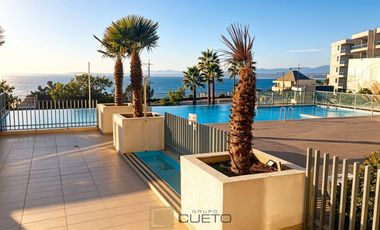 Hermoso departamento en arriendo 1 Dormitorio 1 baño en Costa de Montemar