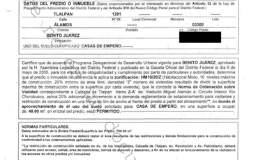 VENTA TERRENO  CALZADA DE TLALPAN, PORTALES NORTE