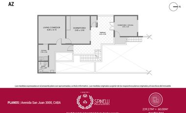 Venta departamento ph 8 ambientes 239M²    60M² con 2 patios terraza galpón en Boedo / San Cristóbal