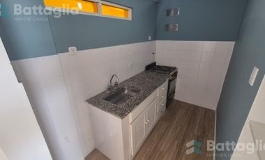 Departamento de dos ambientes refaccionado con vista al mar en edificio con amenities