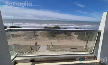 Departamento de dos ambientes refaccionado con vista al mar en edificio con amenities