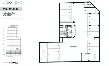 VENTA -  2 AMBIENTES CON BALCON TERRAZA -  VILLA CRESPO - EMPRENDIMIENTO LA BOHEME