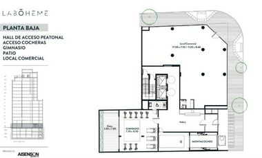 VENTA -  2 AMBIENTES CON BALCON TERRAZA -  VILLA CRESPO - EMPRENDIMIENTO LA BOHEME