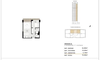 VENTA DEPARTAMENTO 2 AMBIENTES BELVEDERE YACHT
