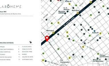 2 Amb. c/balcón terraza | LA BOHÈME | Piso 11 | En pozo