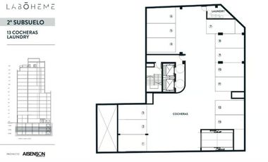 2 Amb. c/balcón terraza | LA BOHÈME | Piso 11 | En pozo