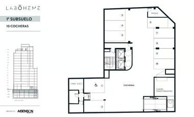 2 Amb. c/balcón terraza | LA BOHÈME | Piso 11 | En pozo