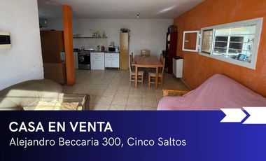 CASA EN VENTA 3 DORMITORIOS | CINCO SALTOS