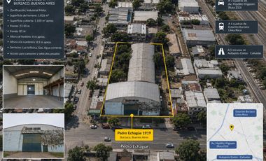 Galpón en Venta en Burzaco | 550 m² Cubiertos | Excelente Altura y Playa al Frente