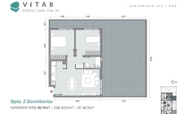 Dpto en venta - Centro Oeste Neuquén