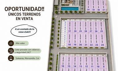 Terreno en Venta Villas Santorini Manzanillo