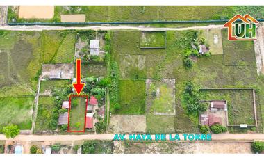 00717-VENDO AMPLIO TERRENO A 03 CUADRAS DE LA C.F.B KM 12  - AT 795 M2