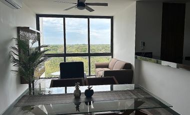 RENTA DE DEPARTAMENTO AMUEBLDO CON AMENIDADES,CONKAL,YUCATAN