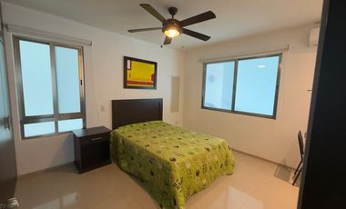 RENTA DE DEPARTAMENTO AMUEBLDO EN MONTEBELLO,MERIDA, YUCATAN