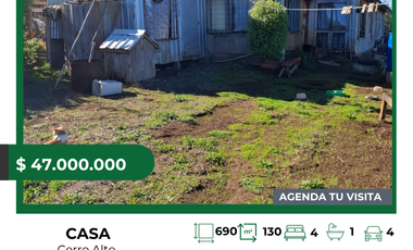 PROPIEDAD  690 M2  UBICADA EN CERRO ALTO   LOS ALAMOS