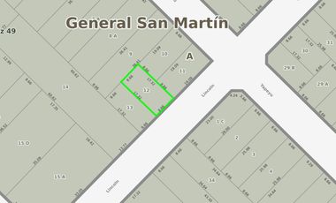 Venta de Lote en San Martin Centro