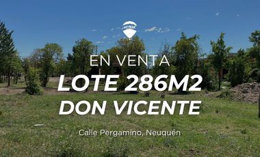 VENTA LOTE DON VICENTE
