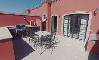 Villa amueblada en venta en San Miguel de Allende con roof garden, alberca y jac