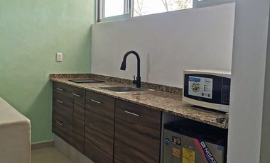 Departamento Amueblado  en Renta en Plaza Malak, Fracc Jardines del Norte Mérida
