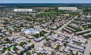 LOCAL COMERCIAL + CASA DOS DORMITORIOS  EN VENTA
