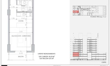 VENTA DEPARTAMENTO MONOAMBIENTE CIPOLLETTI