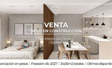 VENTA DEPARTAMENTO MONOAMBIENTE CIPOLLETTI
