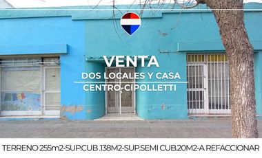 VENTA DE DOS LOCALES CON CASA