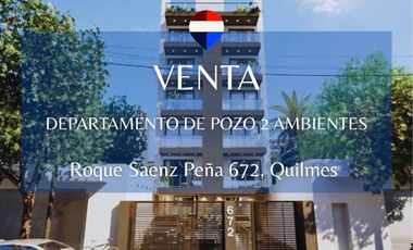 VENTA DPTO 2 AMBIENTES EN POZO – QUILMES OESTE