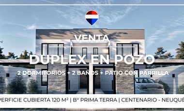 VENTA DUPLEX EN POZO 2 DORM. - B° PRIMATERRA