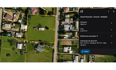 Escapa de Santiago: 5.200 m2 en Melipilla