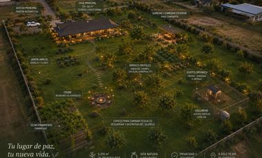 Escapa de Santiago: 5.200 m2 en Melipilla