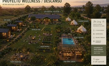 Escapa de Santiago: 5.200 m2 en Melipilla