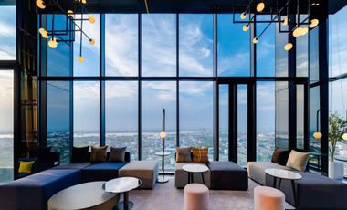 The Origin E22 Station, new condo, river and sea view The most beautiful view in Samut Prakan area