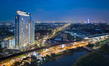 The Origin E22 Station, new condo, river and sea view The most beautiful view in Samut Prakan area
