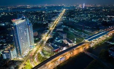 The Origin E22 Station, new condo, river and sea view The most beautiful view in Samut Prakan area