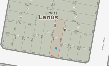 Terreno en Lanús Oeste
