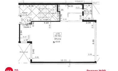 Oficina 85 m2 con cochera  - Dorrego 1600 - Centro - Rosario | Venta