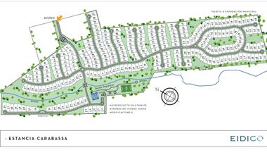 Lote en venta - barrio cerrado – Estancia Carabassa