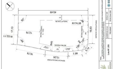 Lote en venta - barrio cerrado – Estancia Carabassa