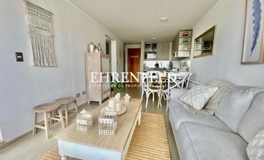 Las Encinas, Concón. Departamento de 2 dormitorios